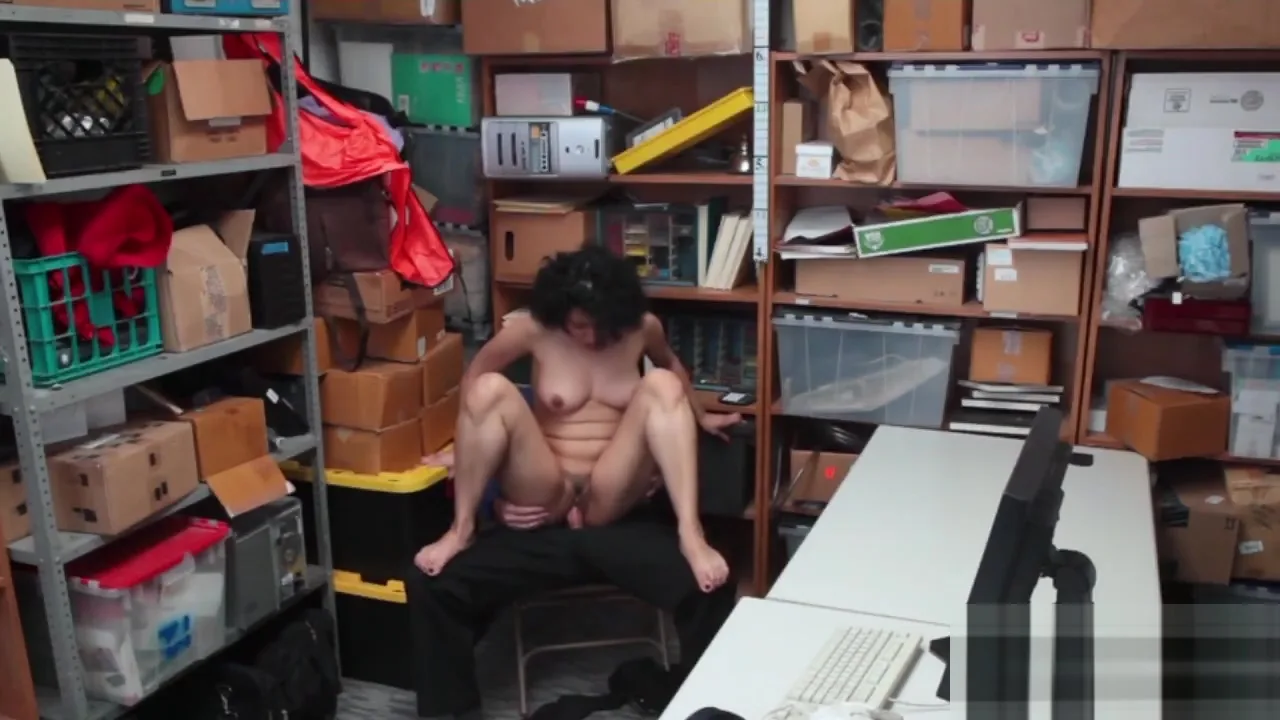 Preview supplied for Brunette with fro gets fucked inside office after shoplifting