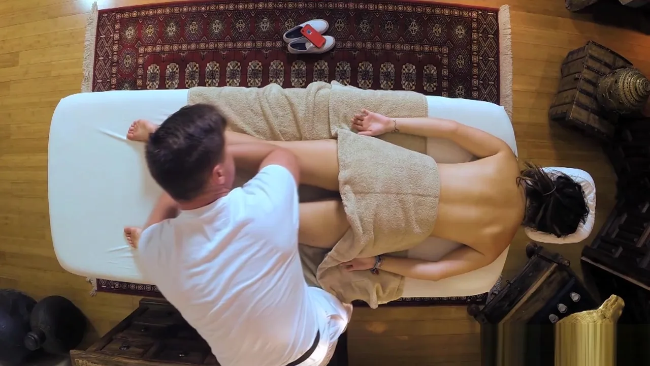 Preview supplied for Petite babe gets massaged