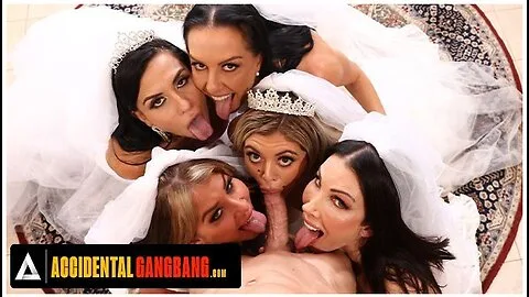 Preview supplied for 5 Hot Brides Competing In A Reverse Gangbang For Saving Her Special Day