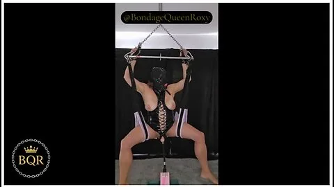 Preview supplied for Bqr1 Bound, Gagged, Suspended And Bounced On A Sex Machine