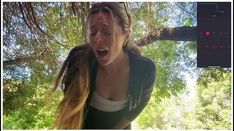 Preview supplied for A Walk In The Woods Never Felt So Good! Public Orgasm Almost Caught!