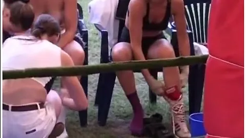 Preview supplied for Svetlana vs Lessja topless boxing