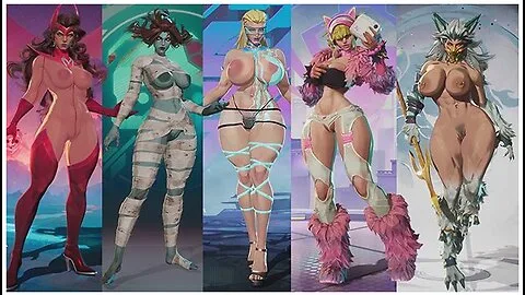 Preview supplied for Marvel Rivals New Nude Mod Collection