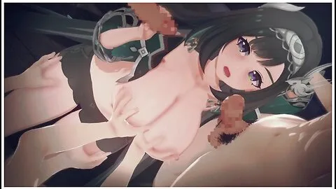 Preview supplied for 原神藍硯(ランヤン)かたくさんの男達と集団セックスする3dエロアニメーション(らんやん1 Genshin Impact Lan Yan Gangbang. 蓝砚群交)