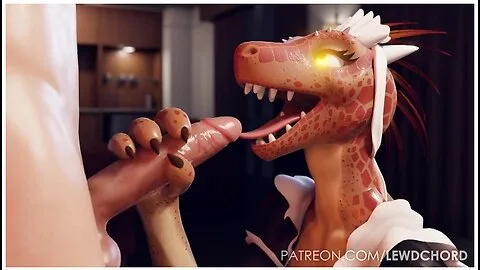 Preview supplied for Your Lizard Maid Gives Special Blowjob Service