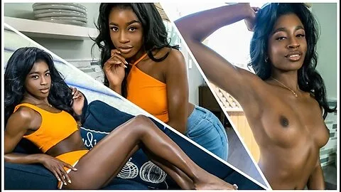 Preview supplied for Hot Ebony Babe Makes A Lewd Film With Her Stepbrother