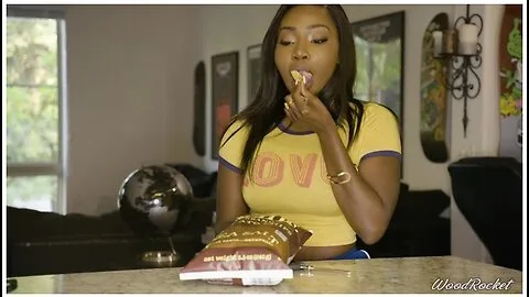 Preview supplied for Porn Stars Eating: Osa Lovely Loves Kettle Chips