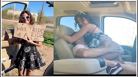 Preview supplied for Hot Hitchhiker With No Panties: Will Ride 4 A Ride