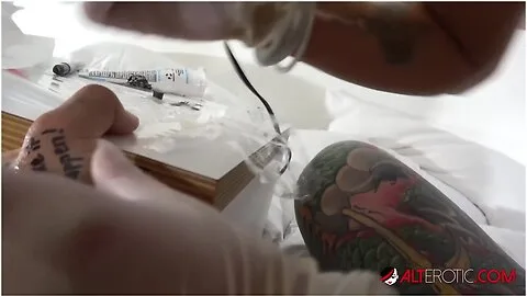 Preview supplied for Fucks And Tattoos Sascha - Mara Martinez And Sascha Ink