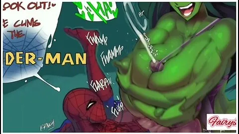 Preview supplied for Spider-man Gets Fucked By Milf Jennifer With Huge Tits