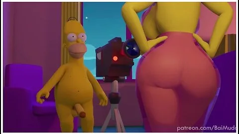 Preview supplied for The Simpsons - Marge And Homer Make A Sextape - Porn Parody