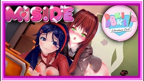 Preview supplied for Miside - Doki Doki Literature Club - Mita And Monika Wish You!
