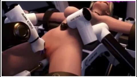 Preview supplied for Cartoon Porn- Young Blonde Woman Dominated By A Computer Robot - 3d Animation