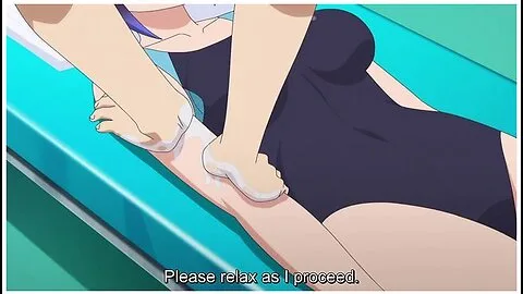 Preview supplied for Sawaranaide Kotesashi-kun 45 Athletic Swimmer Gets A Sensual Massage