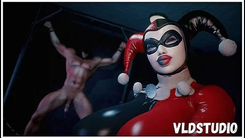 Preview supplied for Femdom Harley Quinn Makes Batman Her Bitch