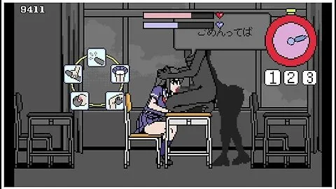 Preview supplied for [hentai Game A Man Who Can Stop Time. Pixel Animation Erotic Game