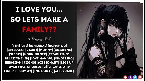 Preview supplied for [f4m] I Love You....so Lets Make A Family?? (nsfw Audio)