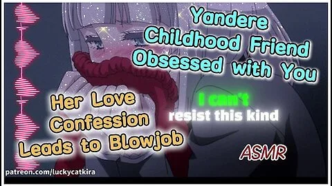 Preview supplied for Getting Caught Doing...? Yandere Crush Confesses Shes Obsessed With You [blowjob] [asmr]