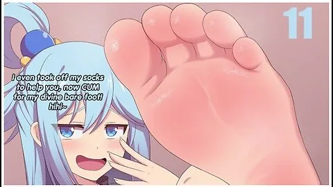 Preview supplied for Premature Ejaculation Training With Aqua (femdom, Feet, Humiliation, Premature Ejaculation)