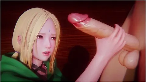 Preview supplied for Busty Tsunade Gets On Her Knees And Sucks A Big Cock