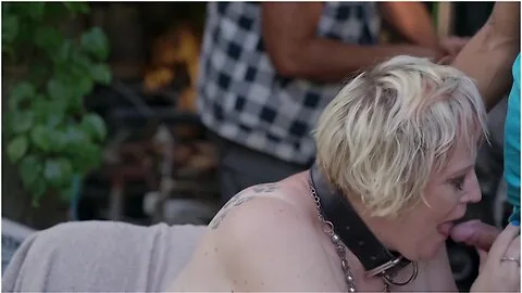 Preview supplied for Blonde With Huge Ass Doesnt Mind To Cheat On Her Husband With 2 Strangers In Public