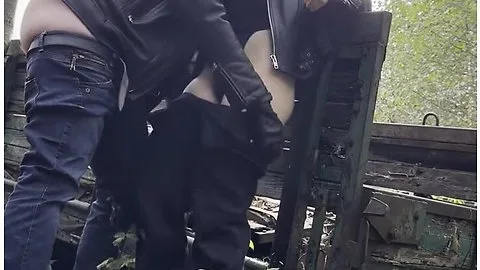 Preview supplied for Leather Lesbians Fucking At Abandoned Parking Slot