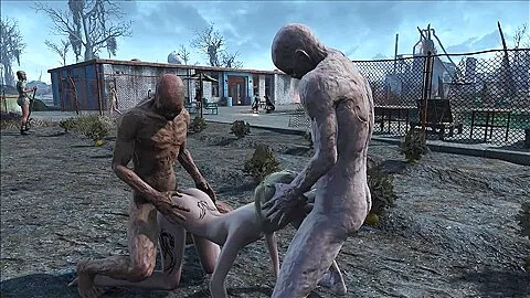 Preview supplied for Fallout Big Zombie Threesome Fuck At The Plantation