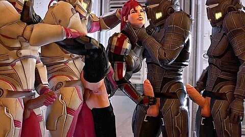 Preview supplied for Renegade Diplomacy - Mass Effect Shepard Is Anal Gangbanged By Space Pirates