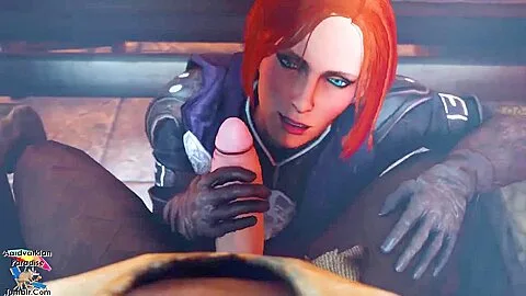 Preview supplied for Honeydrop Interrogation - Leliana From Dragon Age Sucks A Cock Balls Deep