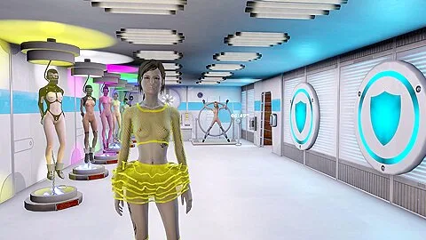 Preview supplied for Fallout 4 Slave Fashion Runway Show In Lingerie