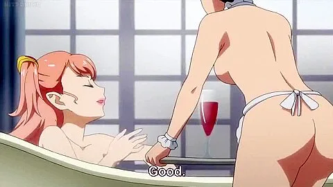 Preview supplied for Sexy Lesbian Babe Gets Served Drinks While In The Bathtub Before Sexy Fighting
