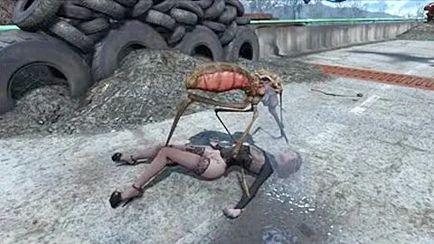 Preview supplied for Fallout Insect Monster Probes Unsuspecting Heroine