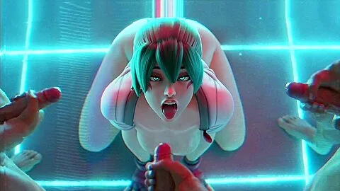 Preview supplied for Time - Overwatch Kiriko Gangbanged In Hallway