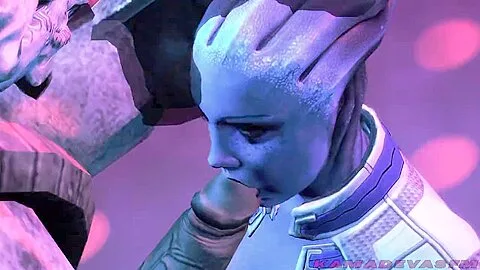 Preview supplied for Fallen Heroine - Monster From Mass Effect With A Big Dick Face Fucks Liara Tsoni