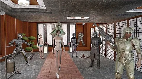 Preview supplied for Fallout 4 Softcore Fashion Show In Sexy Lingerie