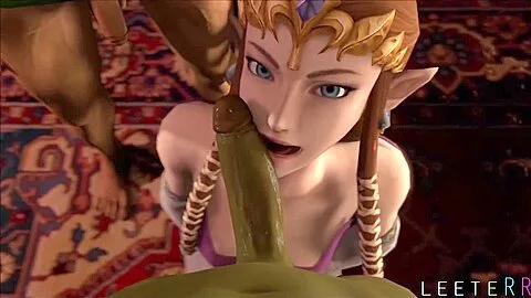 Preview supplied for 3d Animated Princess Zelda Gives A Guy A Blowjob