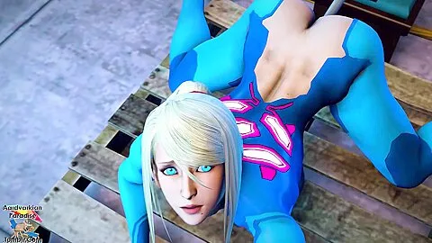 Preview supplied for Phazon Addendum - Samus Aran Gets Pounded By Fucking Machine With 12 Inch Dildo