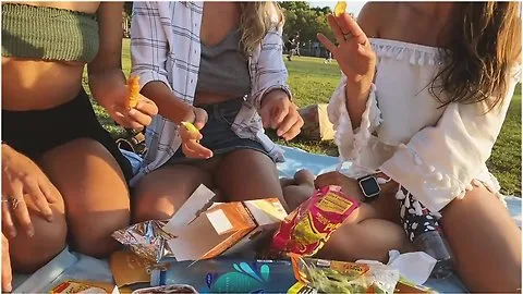 Preview supplied for Risky Public Flashing - Picnic In The Park With Friends
