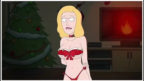 Preview supplied for Car Toon & Rick Morty—Beth’s Sexy Xmas Costume Gets Filthy