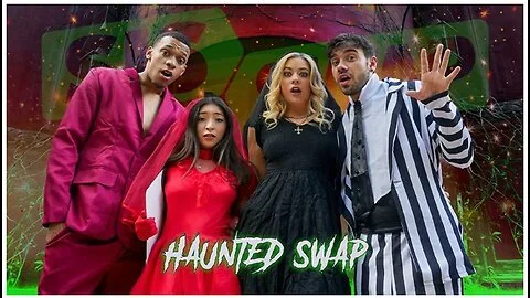 Preview supplied for Swap House Orgy: River Lynn & Amber Summer Invite Halloween Fun