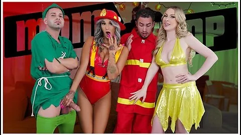 Preview supplied for Mandy Rhea & Berry Mckockiner’s Halloween Costumes Lead to an Orgy