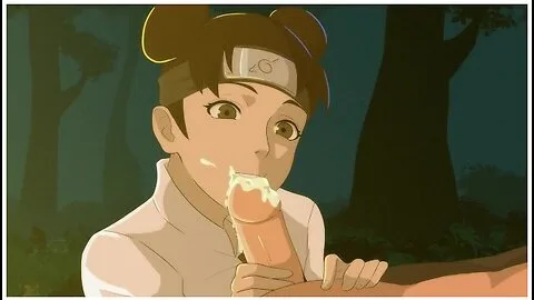 Preview supplied for Tsunade’s MILF Blowjob: Tenten Kneels Between the Wheels