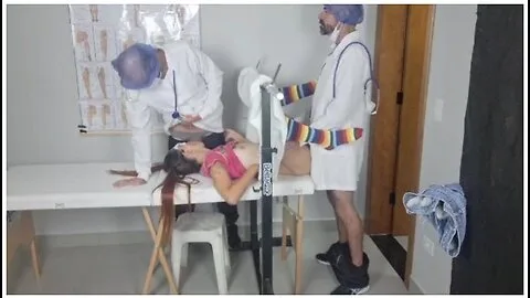 Preview supplied for Blindfolded Patient Medical Team Fucks Patient!