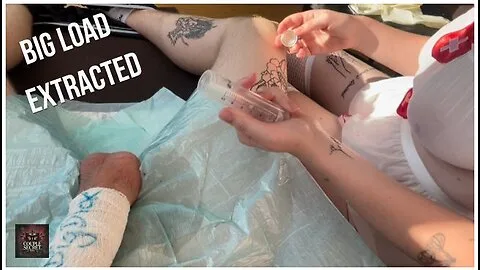 Preview supplied for Masked Nurse’s Forbidden Exam: A German Blonde’s Secret Handjob