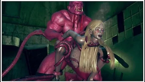 Preview supplied for Resident Evil Hotties Get Gangbanged by Orcs in Public Restrooms