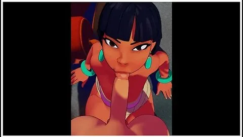 Preview supplied for Chel’s Deepthroat: Blenderknight & Pixiewillow’s Latina Blowjob