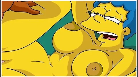 Preview supplied for Marge Simpson gets pounded from behind by Carl while Homer’s at work—Simpsons parody