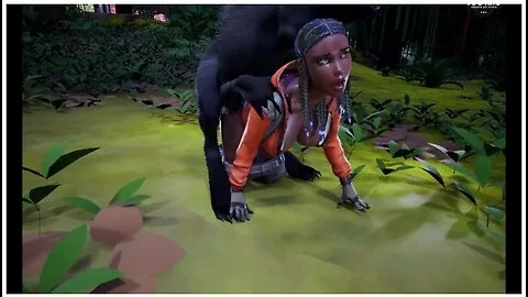 Preview supplied for Car Toon’s Michigan Dogman: Breeds Ebony Milf on a Hike
