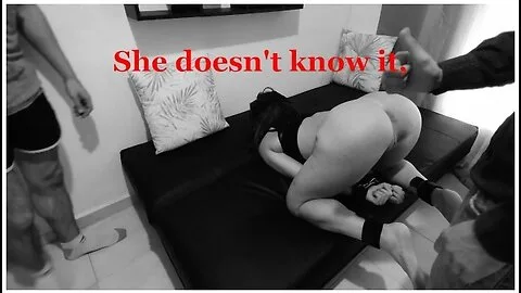 Preview supplied for Cuckold Husband Surprises Blindfolded Wife With Best Friend