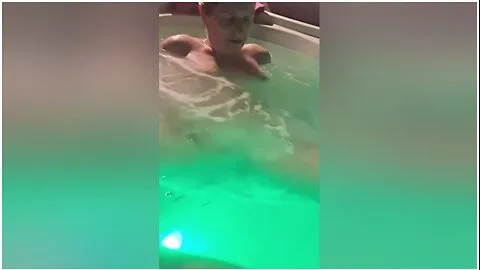 Preview supplied for Stepmom Squirts Whilst Being Played With In Hot Tub